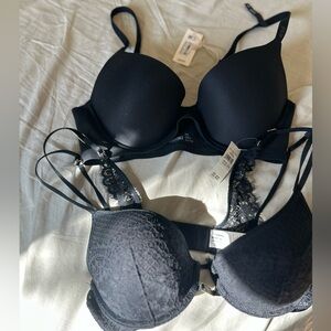 Aerie New with Tags Black Bra Bundle